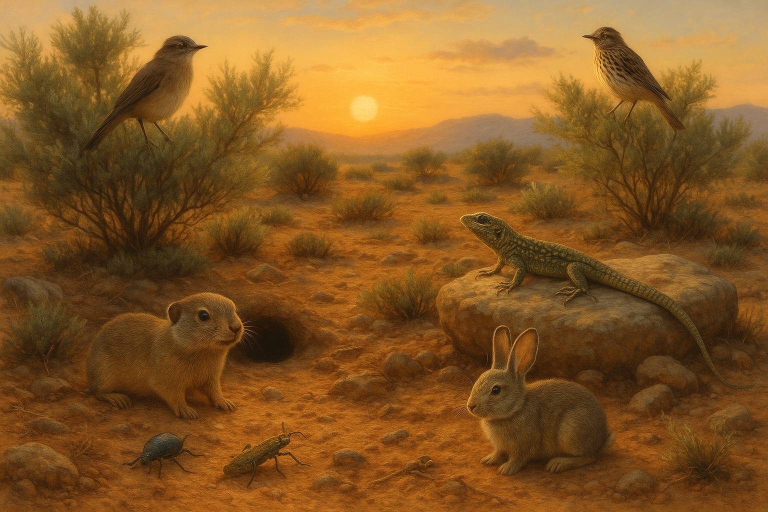 Animales adaptados a zonas semiáridas