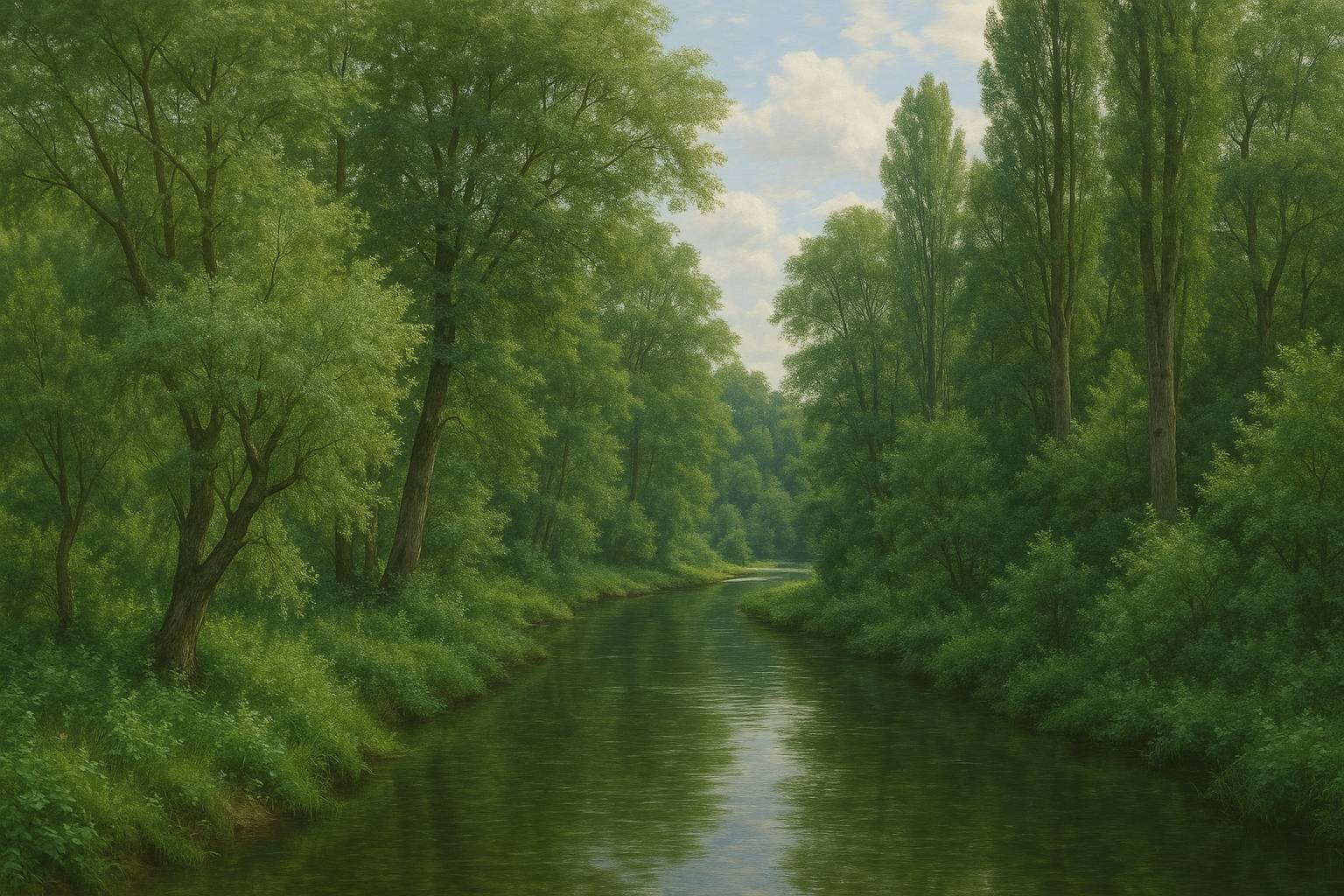 Cómo se forma un bosque de ribera