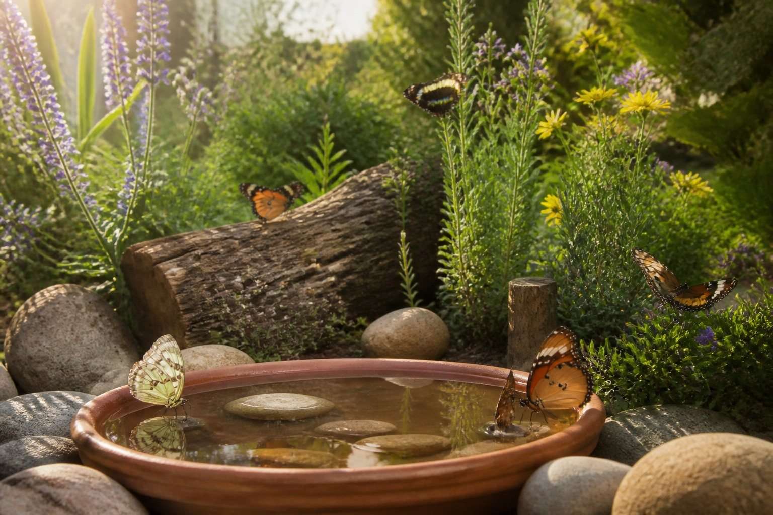 Microhábitats urbanos: cómo convertir un jardín en refugio de biodiversidad