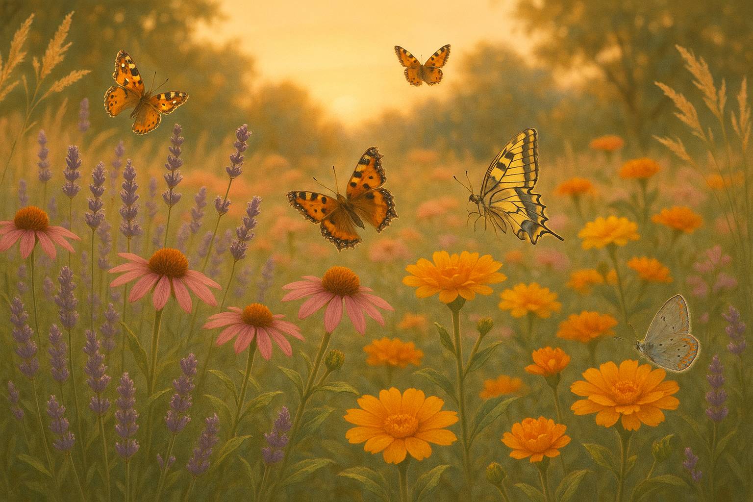Plantas que atraen mariposas autóctonas al jardín